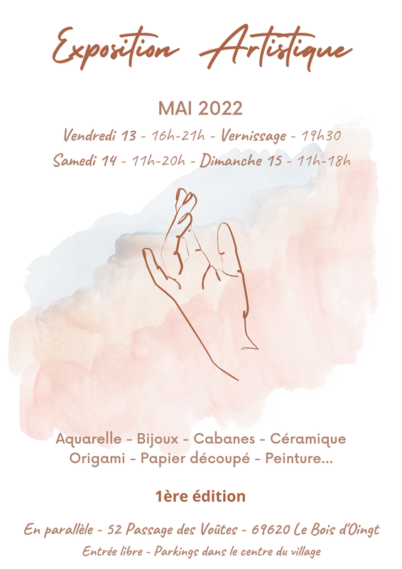 Exposition artistique - 13, 14 & 15 mai - En Parallèle - Bois d'Oingt - Maud Chapuis