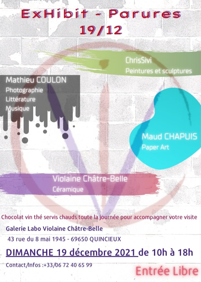 Affiche Exhibit-Parure 2021 - Maud Chapuis