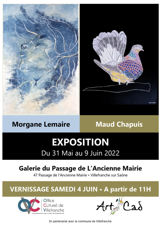 Exposition à la galerie de Villefranche s/s - Maud Chapuis