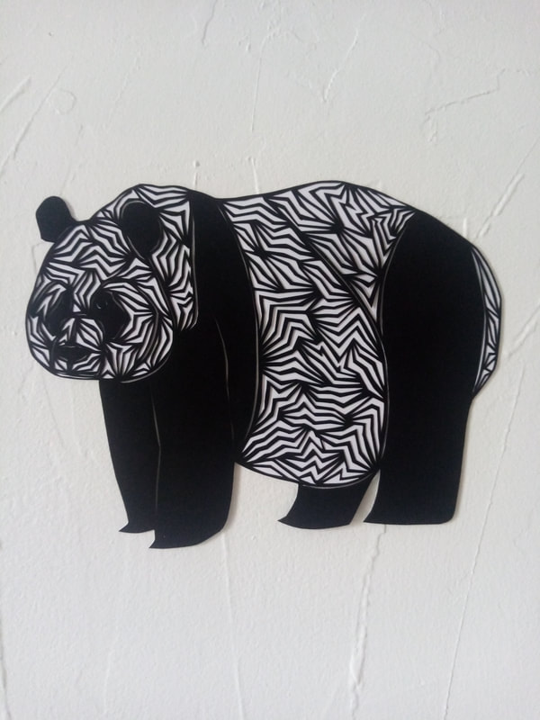 Panda - World's Animals - Maud Chapuis Paper Art
