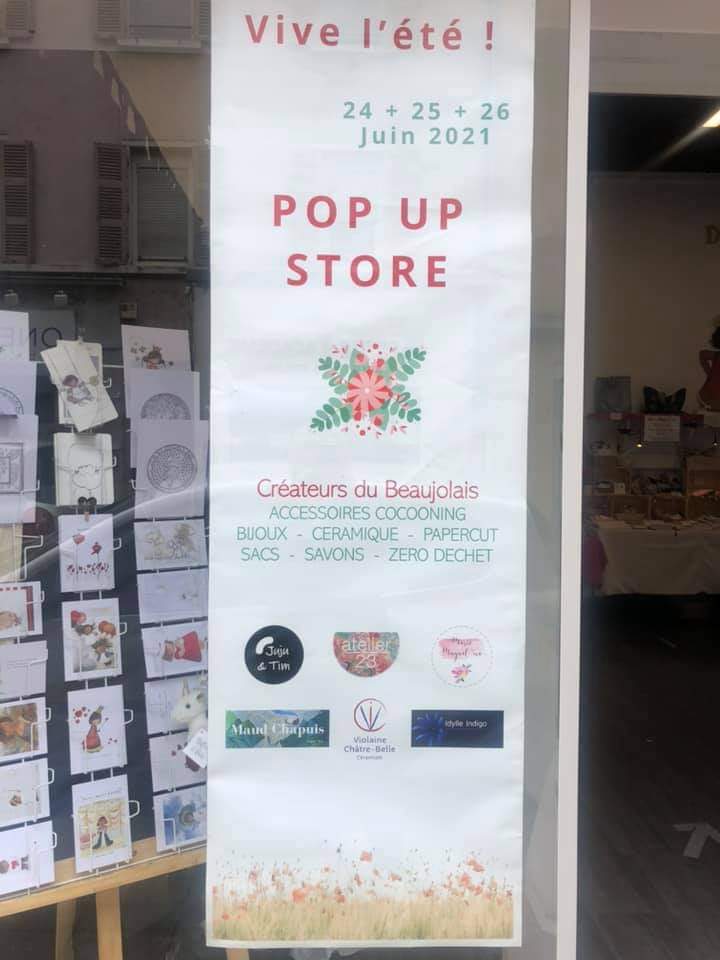 Pop Up store Villefranche s/s (69) - Juin 2021 - Maud Chapuis