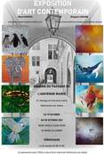 Affiche de l'exposition contemporaine d'art du 19 au 30 Octobre - Maud Chapuis